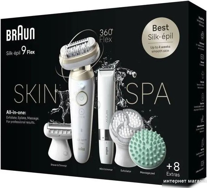 Эпилятор Braun Silk-epil 9 Flex SES9481 3D