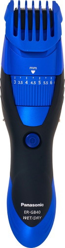 Машинка для стрижки Panasonic ER-GB40 (черный/синий)