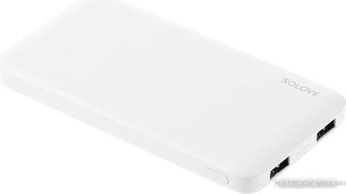 Внешний аккумулятор Solove 001M+ 10000mAh (белый)