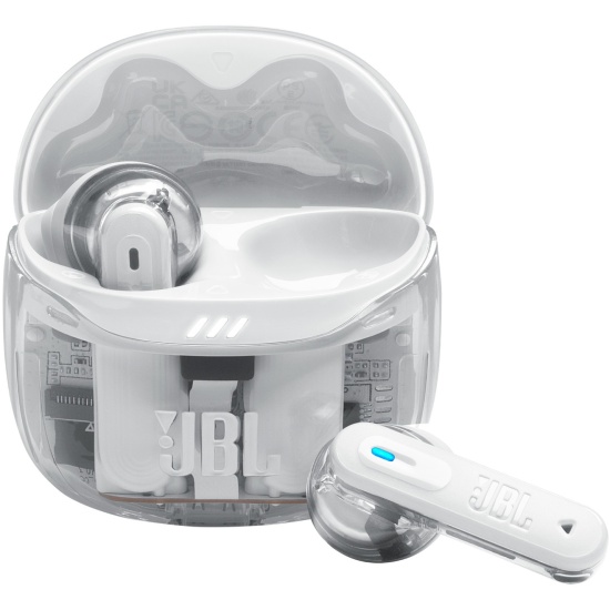 Наушники JBL Tune Flex Ghost (белый)