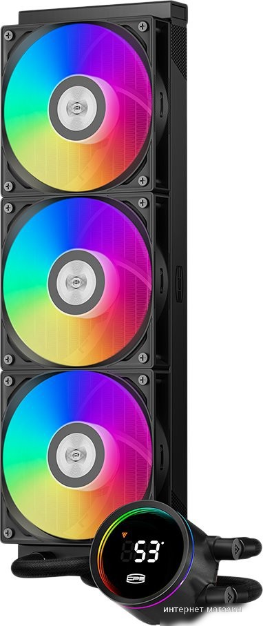 Система жидкостного охлаждения для процессора PCCooler DA360 Pro ARGB Digital (черный)
