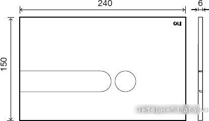OLI Iplate 670005 (черный soft-touch)