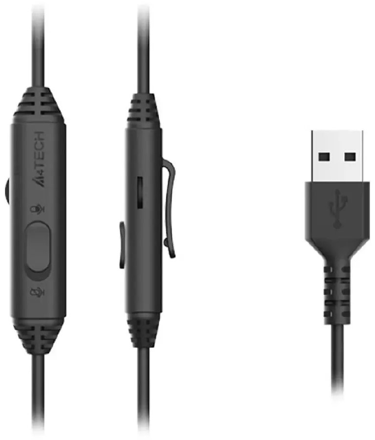 Наушники A4Tech Fstyler FH100U (черный/желтый)