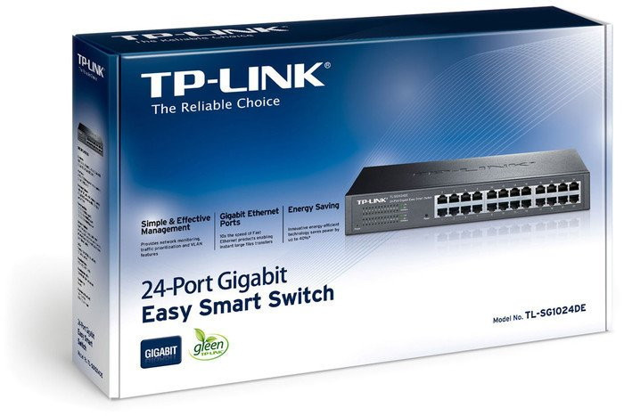 Настраиваемый коммутатор TP-Link TL-SG1024DE