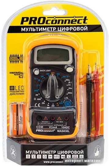 Мультиметр PROconnect MAS830L