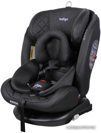 Детское автокресло Indigo Aero Isofix (черный)