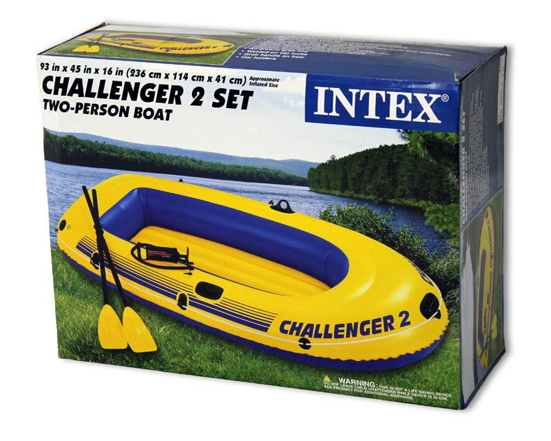 Гребная лодка Intex Challenger 2 Set (Intex-68367)