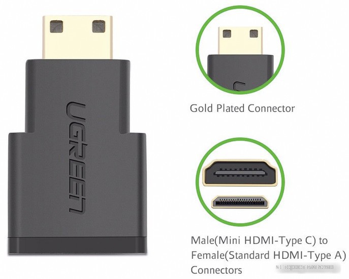 Адаптер Ugreen 20101 HDMI - miniHDMI