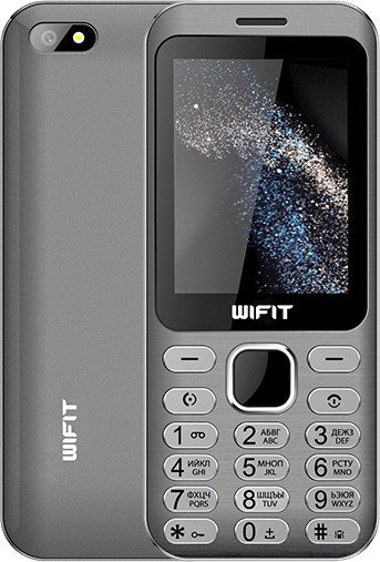 Кнопочный телефон Wifit Wiphone F2 (темно-серый)