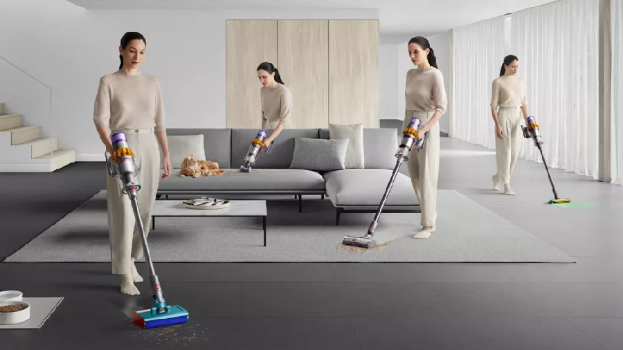 Вертикальный пылесос с влажной уборкой Dyson V15s Detect Submarine 449798-01