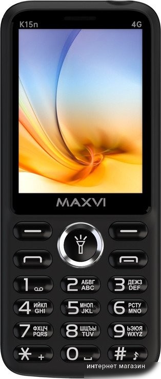 Maxvi K15n 4G (черный)