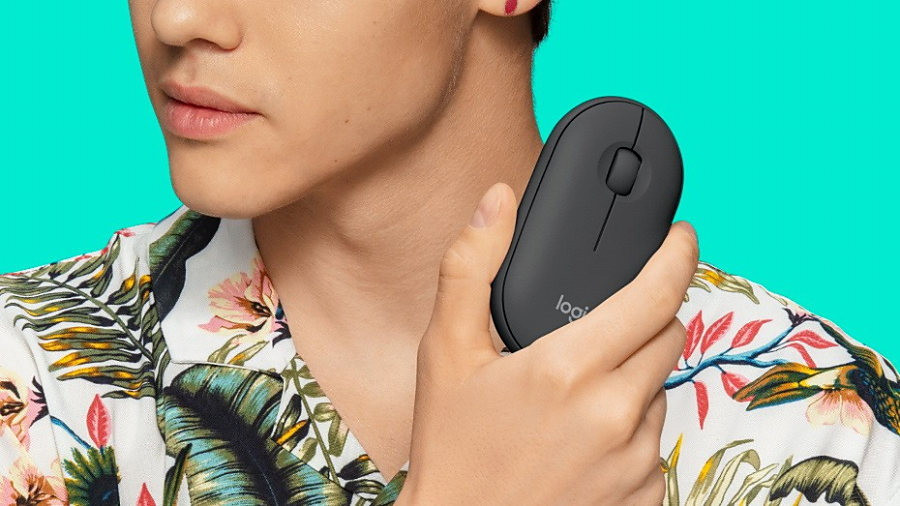 Мышь Logitech M350 Pebble (графит)