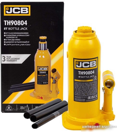 Бутылочный домкрат JCB TH90804 (8т)