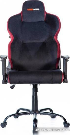 Кресло VMM Game Unit Velour Upgrade XD-A-VRBKRD-B23 (черный/красный)