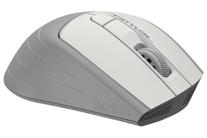 Мышь A4Tech Fstyler FG30S (серый/белый)