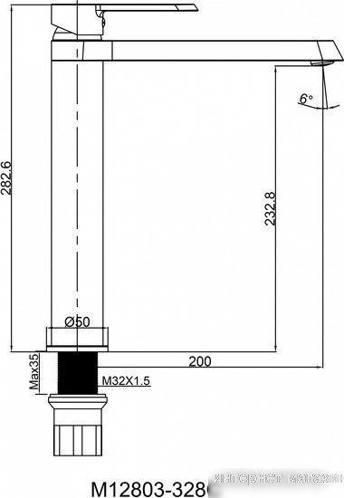 Смеситель Maxonor Pure Life PL11108-6