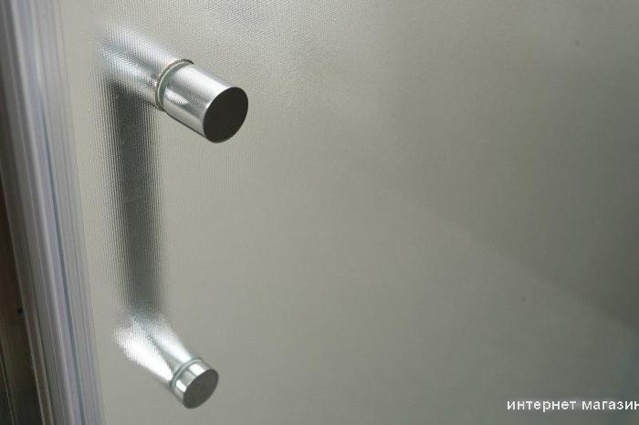 Душевой уголок BelBagno UNIQUE-AH-2-100/115-75/90-P-Cr (рифленое стекло)