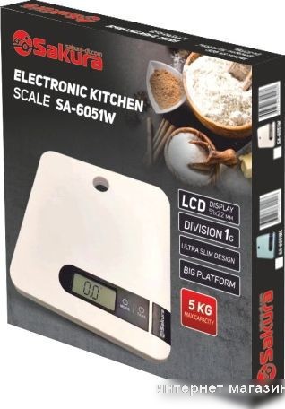Кухонные весы Sakura SA-6051W