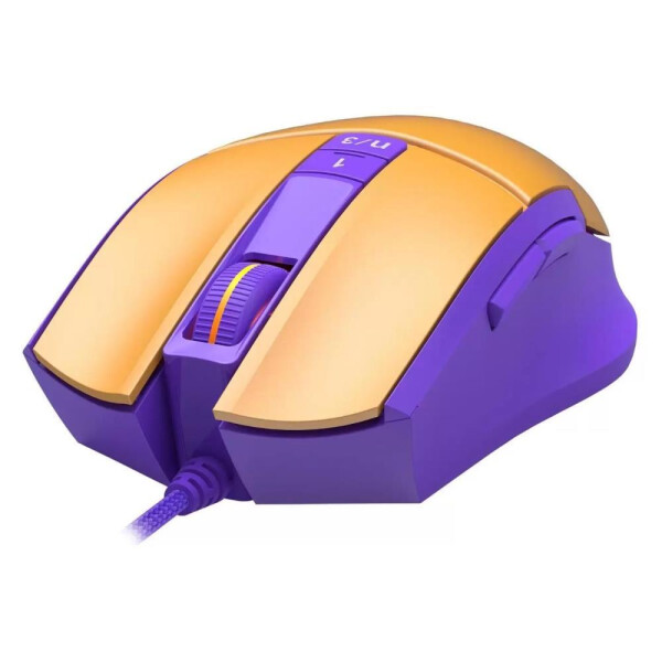 Игровая мышь A4Tech Bloody L65 Max (желтый/фиолетовый)