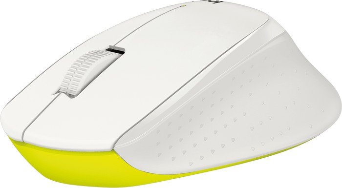 Мышь Logitech M330 Silent Plus (белый/желтый)