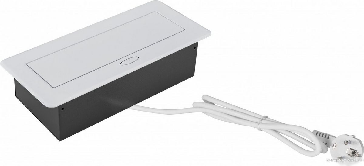 Сетевой фильтр CACTUS CS-SOCKET-EU/USBA-WH