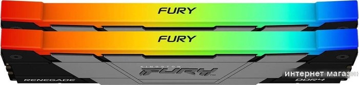 Оперативная память Kingston FURY Renegade RGB 2x8ГБ DDR4 4600 МГц KF446C19RB2AK2/16
