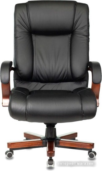Кресло Бюрократ T-9925WALNUT (черный)