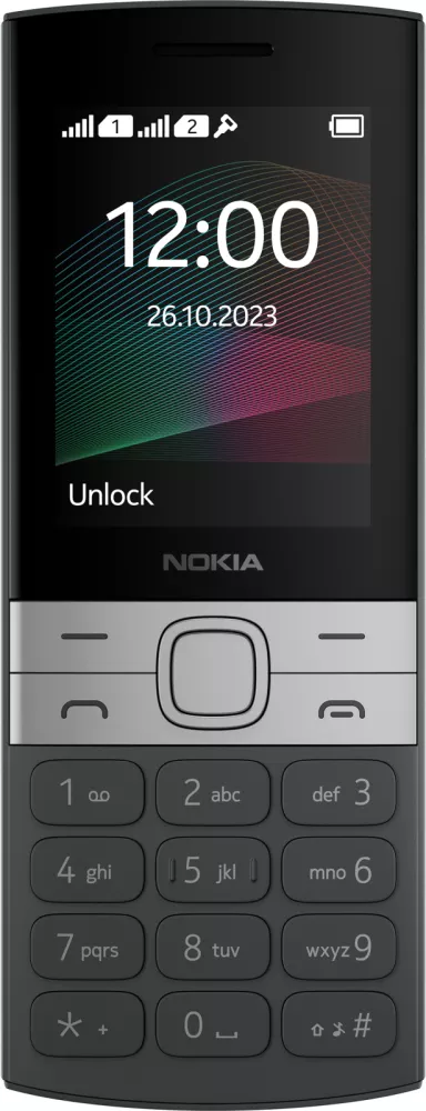Кнопочный телефон Nokia 150 (2023) Dual SIM ТА-1582 (черный)