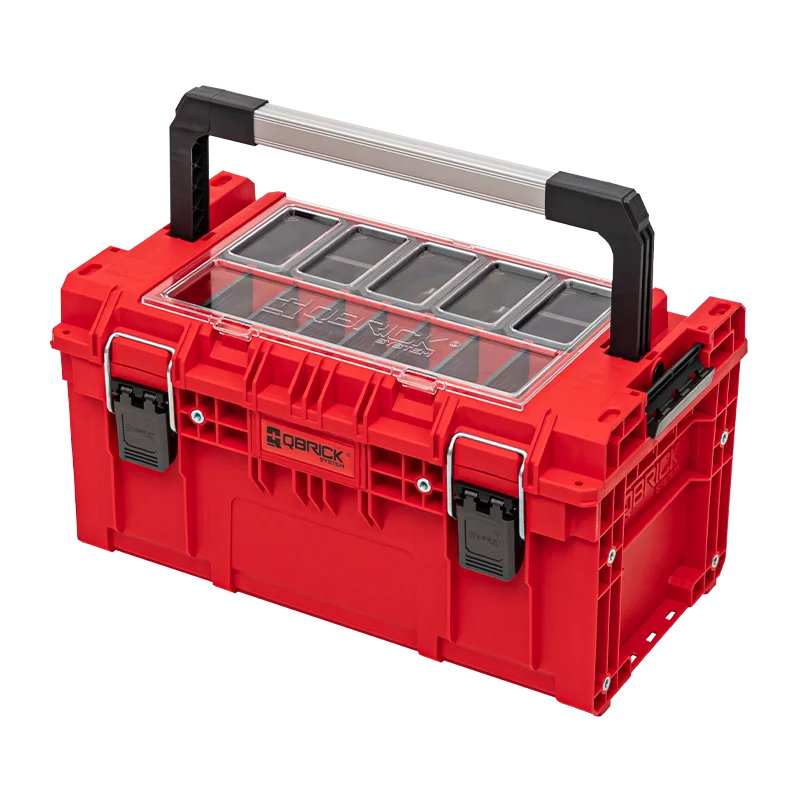 Ящик для инструментов Qbrick System PRIME Toolbox 250 Expert RED Ultra HD Custom, красный