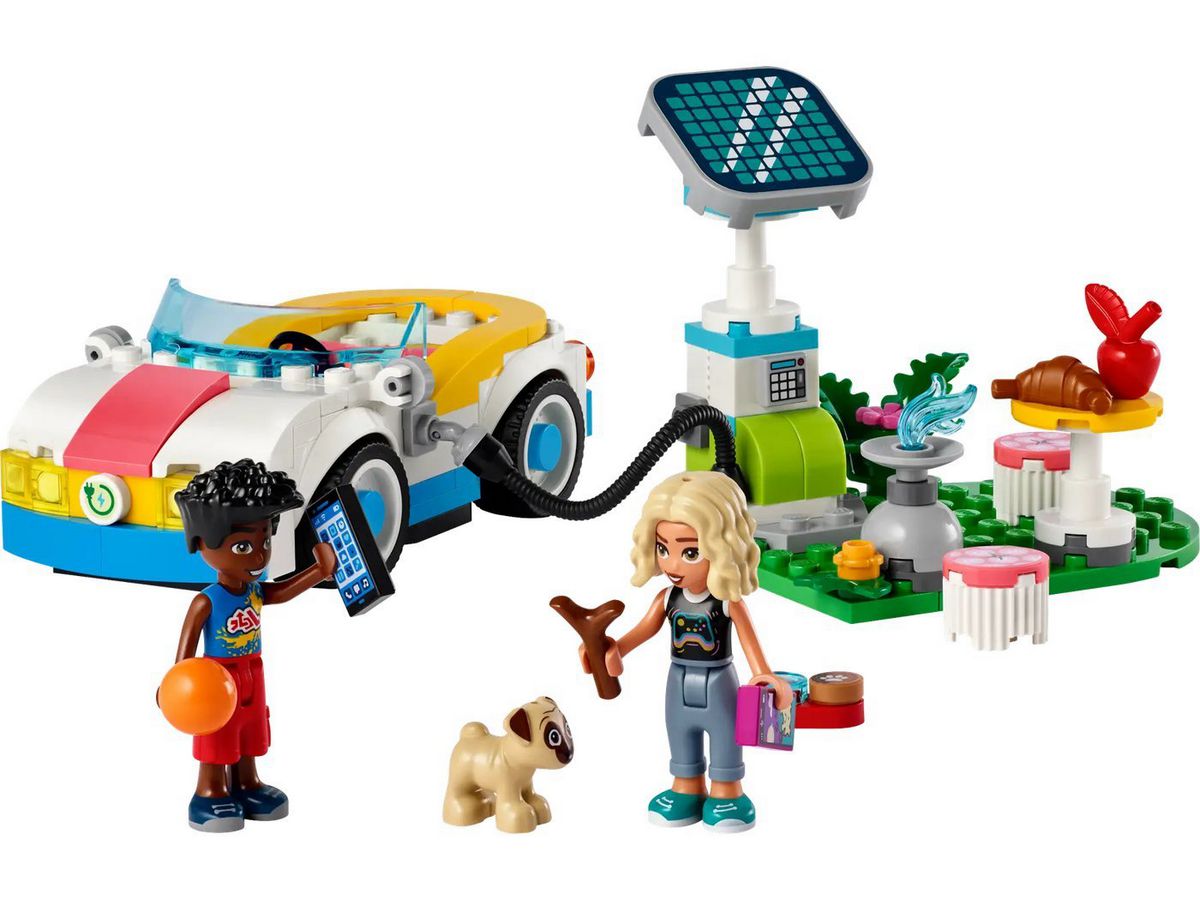 Конструктор LEGO Friends Электромобиль и зарядное устройство 42609