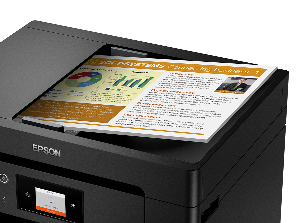 МФУ Epson WorkForce WF-7830DTWF