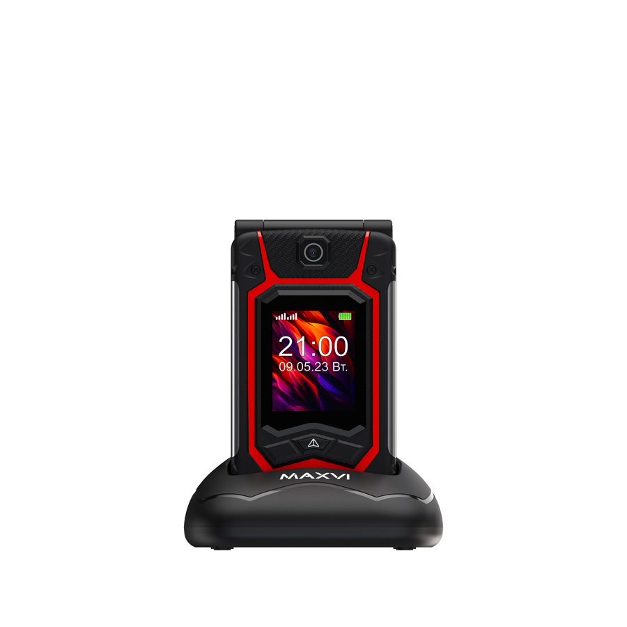 Кнопочный телефон Maxvi E10ds (оранжевый)