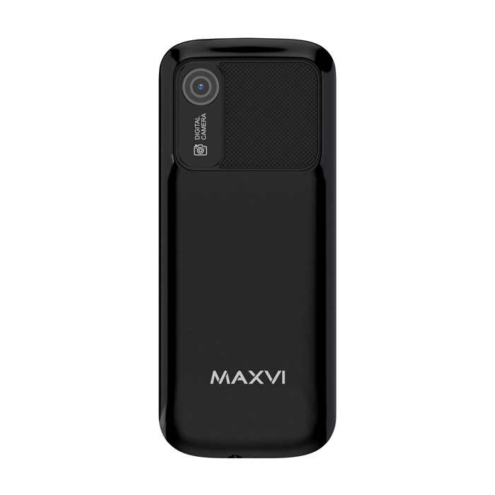 Кнопочный телефон Maxvi P30 (черный)