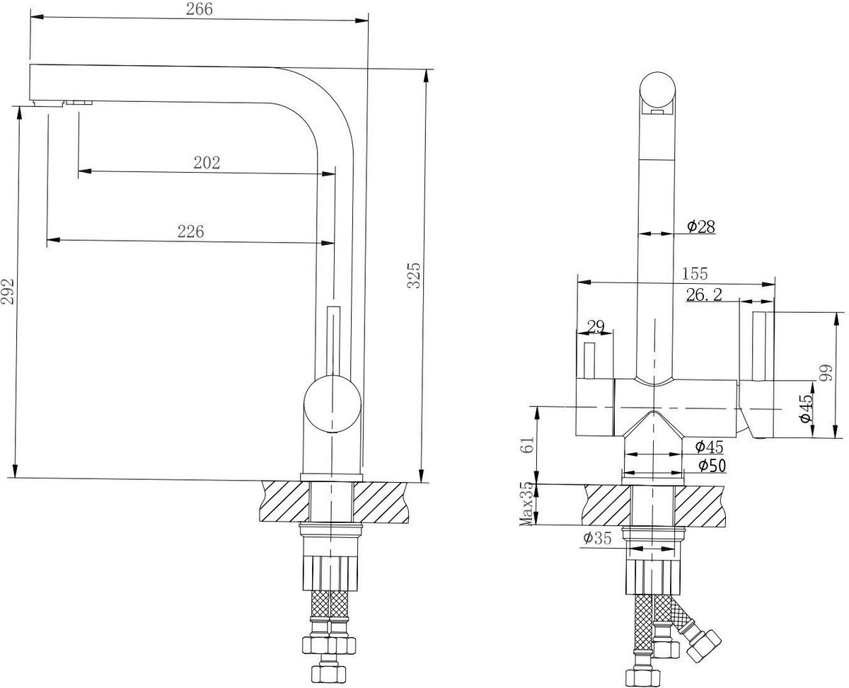 Смеситель Ekko E4306