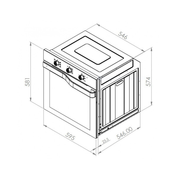 Электрический духовой шкаф Schtoff Decor 400