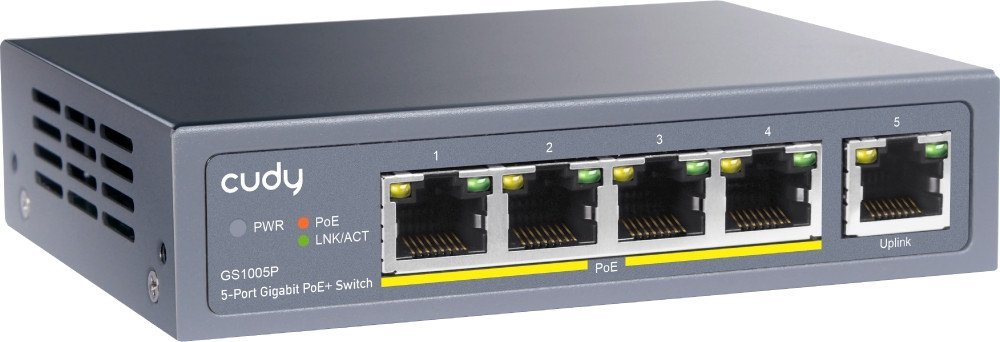Неуправляемый коммутатор Cudy GS1005P 1.0