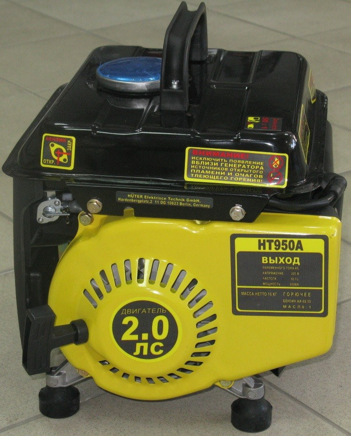 Бензиновый генератор Huter HT950A