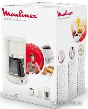 Капельная кофеварка Moulinex Soleil FG385A30
