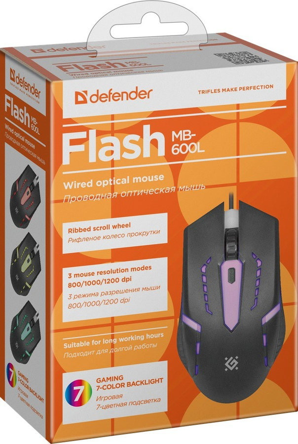 Игровая мышь Defender Flash MB-600L