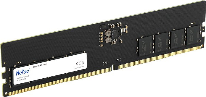Оперативная память Netac Basic 8ГБ DDR5 4800 МГц NTBSD5P48SP-08