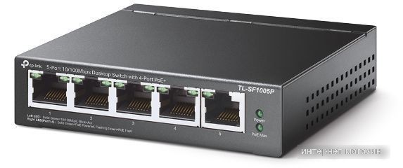 Неуправляемый коммутатор TP-Link TL-SF1005P V2
