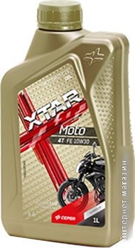 Моторное масло CEPSA Xtar Moto 4T FE 10W-30 1л