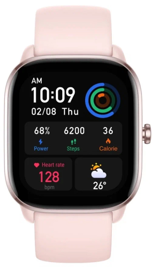 Умные часы Amazfit GTS 4 Mini (фламинго розовый)