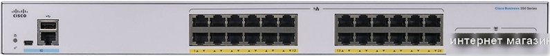 Управляемый коммутатор 3-го уровня Cisco CBS350-24P-4G-CN