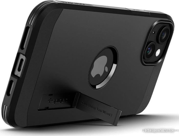 Чехол для телефона Spigen Tough Armor (MagFit) для iPhone 15 ACS06811 (черный)