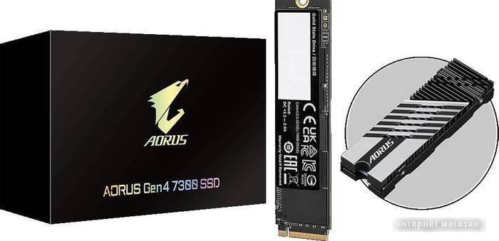 SSD Gigabyte AORUS Gen4 7300 2TB AG4732TB