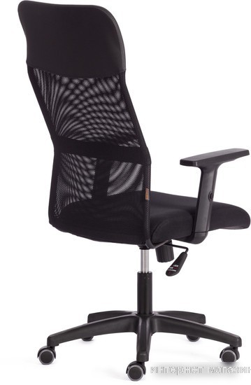 Кресло TetChair Practic Plt кожзам/ткань (черный)