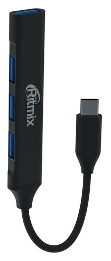 USB-хаб Ritmix CR-4401 Metal