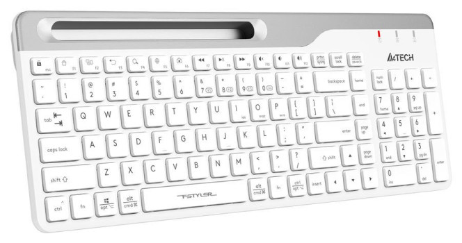 Клавиатура A4Tech Fstyler FBK25 (белый/серый)
