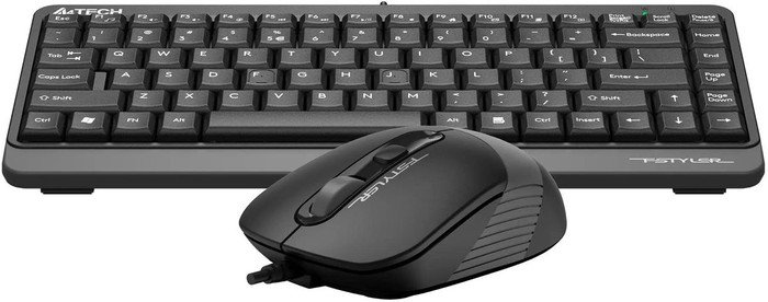 Офисный набор A4Tech Fstyler F1110 (черный/серый)